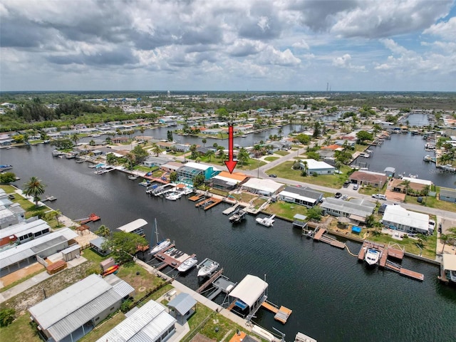 6601 Nautical Isle, Hudson, FL 34667 - aerial view of residential area featuring a large body of water