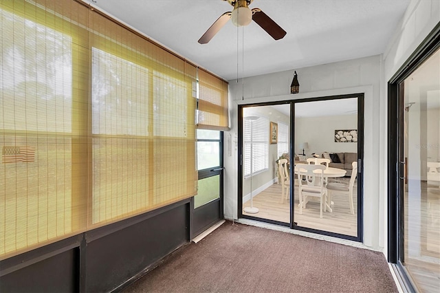 4841 Wakefield Ct Unit 4841, New Port Richey, FL 34655 - unfurnished sunroom featuring ceiling fan