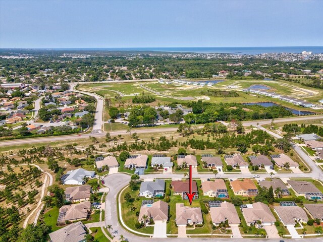 13922 Talmage Loop, Hudson, FL 34667 - aerial overview of property's location with a nearby body of water and nearby suburban area