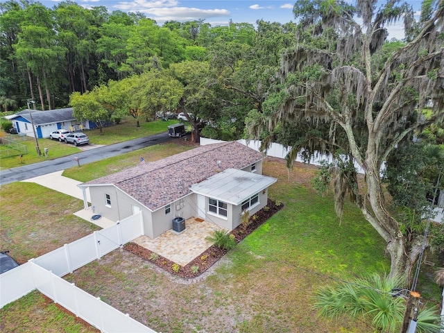 7545 Banner St, New Port Richey, FL 34653 - aerial view of property and surrounding area