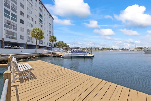 4939 Floramar Ter Unit 611, New Port Richey, FL 34652 - dock area with a water view