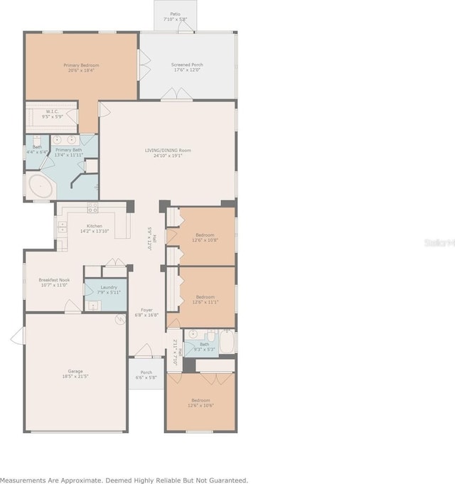4266 High Ridge Ave, Spring Hill, FL 34609 - room layout