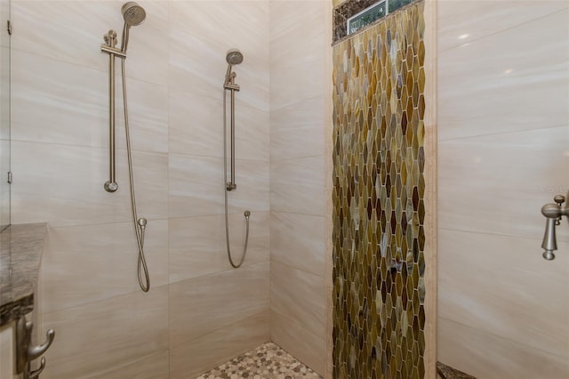 10531 Pontofino Cir, Trinity, FL 34655 - full bathroom featuring a tile shower