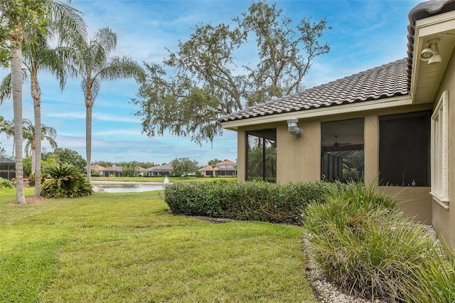 10531 Pontofino Cir, Trinity, FL 34655 - view of green lawn featuring a water view