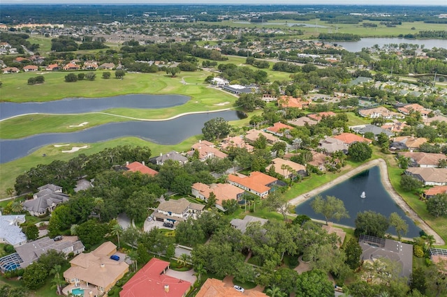 10531 Pontofino Cir, Trinity, FL 34655 - aerial view of property's location with nearby suburban area, a nearby body of water, and a golf club