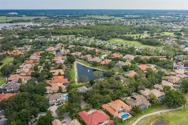 10531 Pontofino Cir, Trinity, FL 34655 - aerial overview of property's location with a large body of water and nearby suburban area