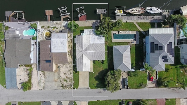 7313 Hatteras Dr, Hudson, FL 34667 - bird's eye view of a pool area