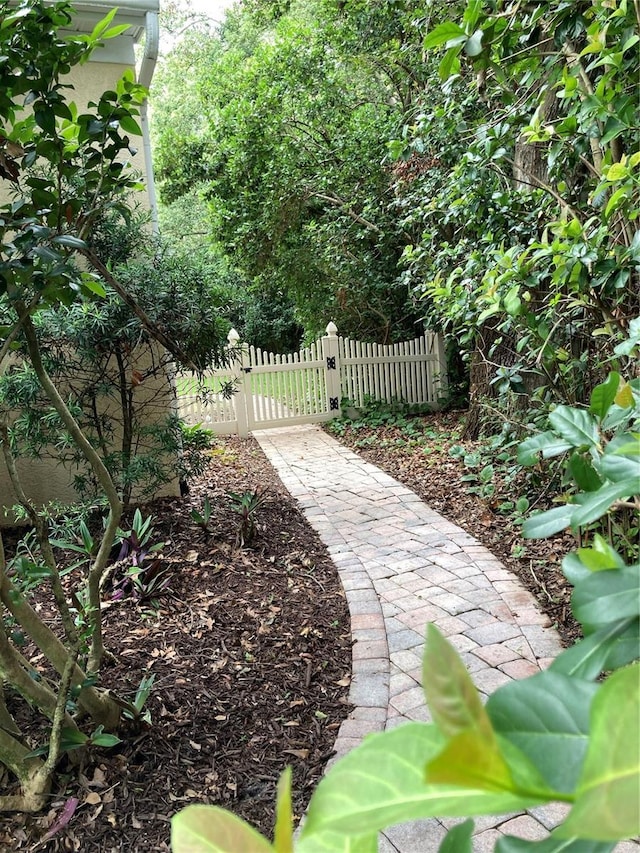 2880 Chelsea Pl N, Clearwater, FL 33759 - view of yard featuring a gate
