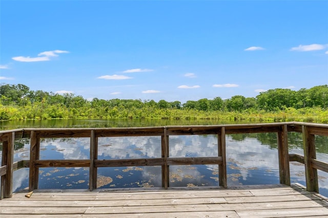 11579 Weaver Hollow Rd, New Port Richey, FL 34654 - dock area featuring a water view