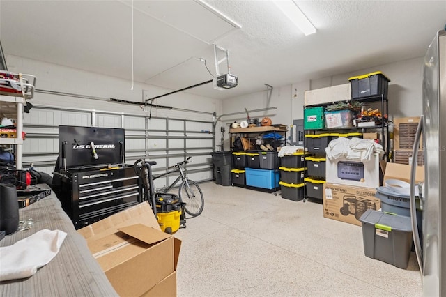 11579 Weaver Hollow Rd, New Port Richey, FL 34654 - garage featuring a garage door opener