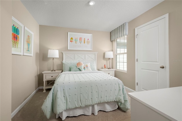 2307 Incandescent Way S, Daytona, FL 32119 - bedroom with baseboards, carpet, and a textured ceiling