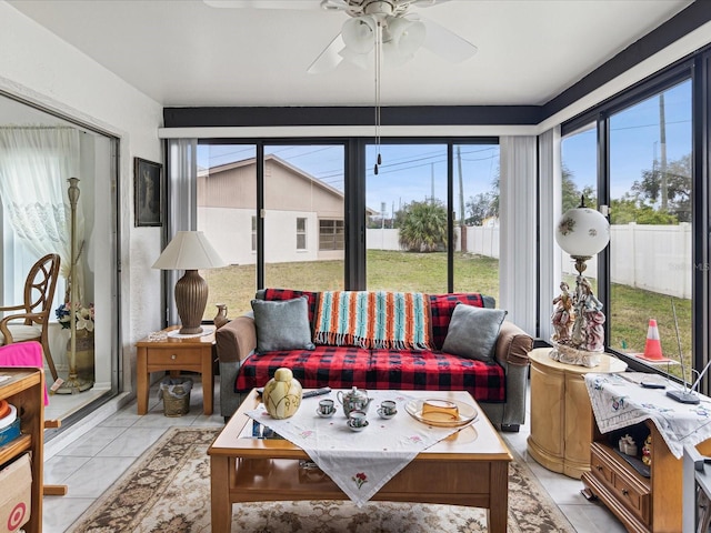 3832 Sailmaker Ln Unit 3832, Holiday, FL 34691 - sunroom featuring tile patterned flooring