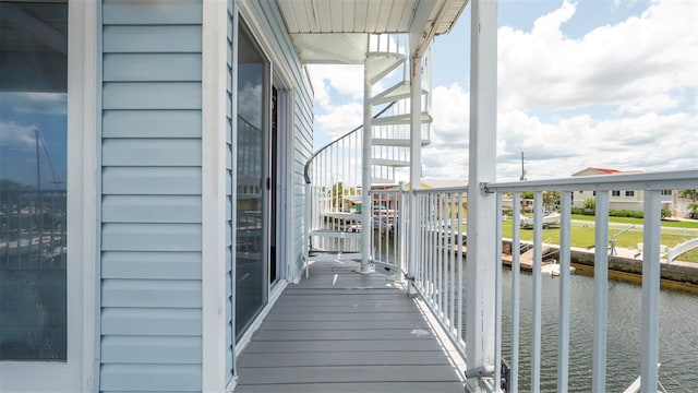 6322 Aureau Ave, Hudson, FL 34667 - balcony with a water view