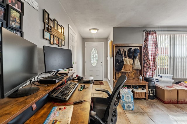 4350 Sawgrass Blvd, New Port Richey, FL 34653 - home office featuring tile patterned floors