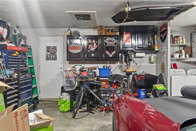 4350 Sawgrass Blvd, New Port Richey, FL 34653 - garage with independent washer and dryer