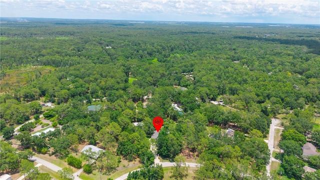 8518 Quail Hollow Blvd, Wesley Chapel, FL 33544 - aerial view of property's location with a heavily wooded area