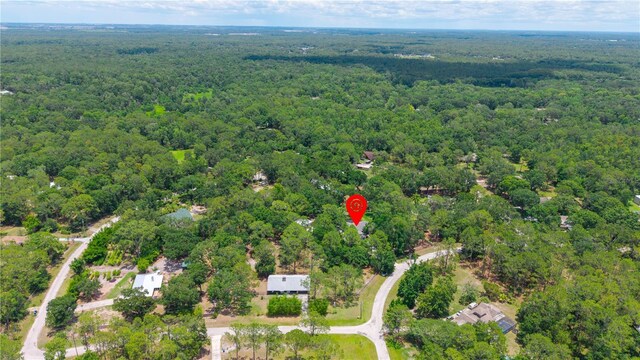 8518 Quail Hollow Blvd, Wesley Chapel, FL 33544 - aerial view of property's location featuring a heavily wooded area
