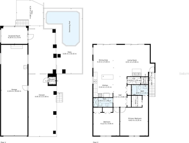 4460 Flounder Dr, Hernando Beach, FL 34607 - view of property floor plan