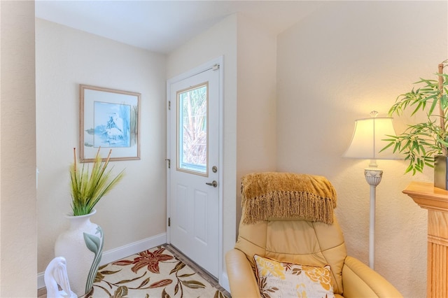 4460 Flounder Dr, Hernando Beach, FL 34607 - doorway to outside featuring baseboards