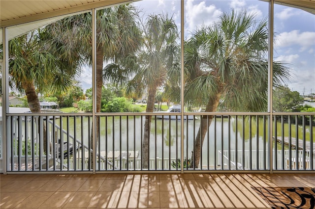 4460 Flounder Dr, Hernando Beach, FL 34607 - wooden deck featuring a water view