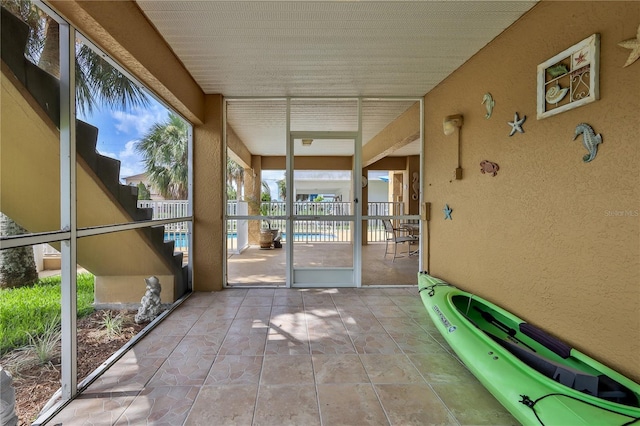 4460 Flounder Dr, Hernando Beach, FL 34607 - view of unfurnished sunroom