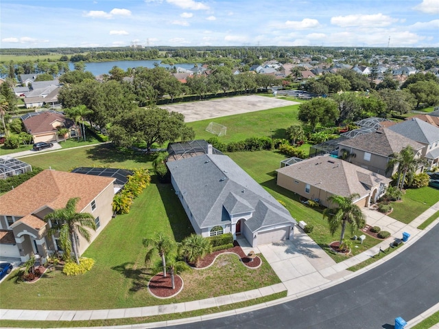 1623 Crossvine Ct, New Port Richey, FL 34655 - aerial view of residential area with a large body of water