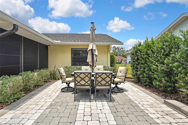 4072 Everett Ave, Spring Hill, FL 34609 - view of patio featuring outdoor dining area