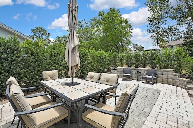 4072 Everett Ave, Spring Hill, FL 34609 - view of patio with outdoor dining area