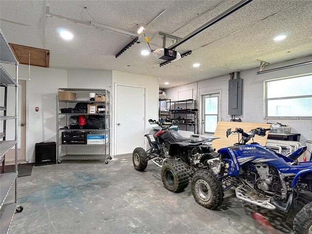 11340 Corinthian St, Spring Hill, FL 34609 - garage with electric panel and a garage door opener