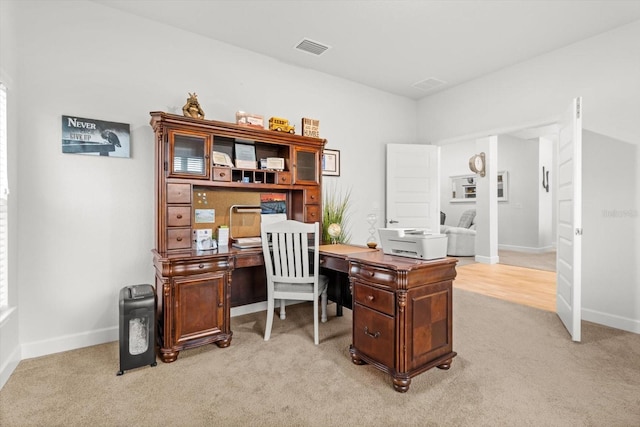 11042 Heth Ct, Weeki Wachee, FL 34613 - office with light colored carpet and baseboards