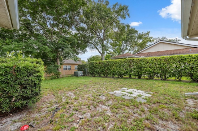 13001 Sawmill Way, Hudson, FL 34667 - view of yard featuring central air condition unit
