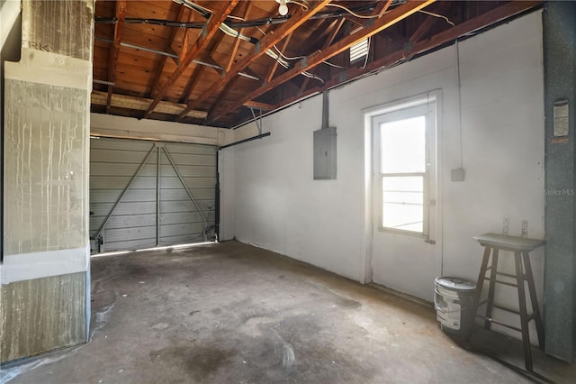 8053 Dedham Dr, Port Richey, FL 34668 - garage featuring electric panel