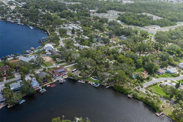 7424 Grand Blvd, New Port Richey, FL 34652 - aerial overview of property's location featuring a large body of water and nearby suburban area