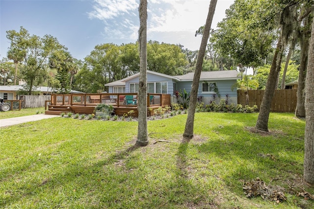 7424 Grand Blvd, New Port Richey, FL 34652 - view of front of house featuring a deck