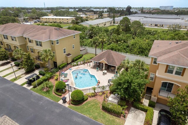 5520 White Marlin Ct, New Port Richey, FL 34652 - aerial view of a pool