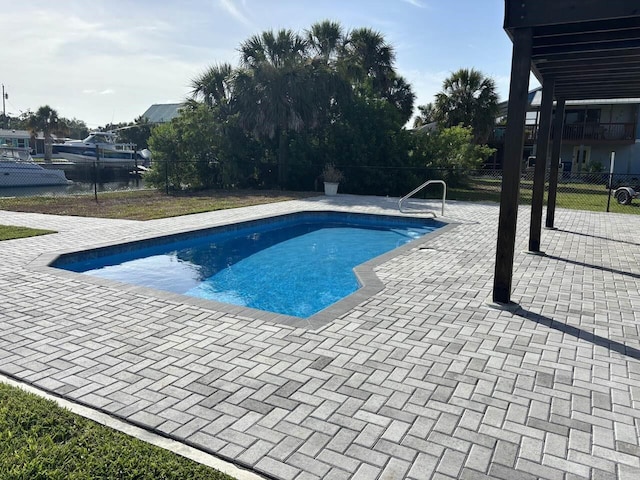 4104 Pine Dale Ct, Hernando Beach, FL 34607 - view of pool featuring a patio