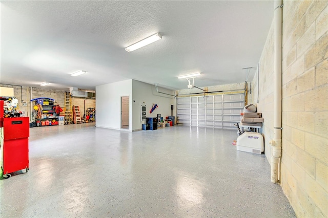 4469 Bahama Dr, Hernando Beach, FL 34607 - garage featuring concrete block wall