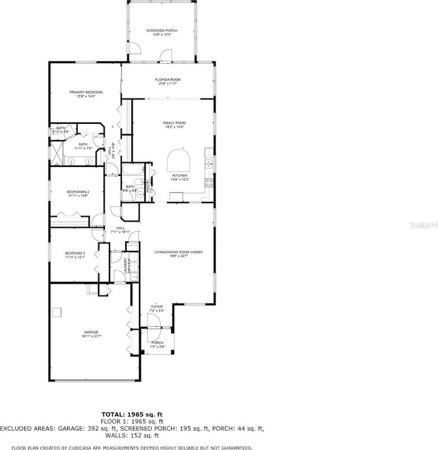 14112 Whitecap Ave, Hudson, FL 34667 - property floor plan