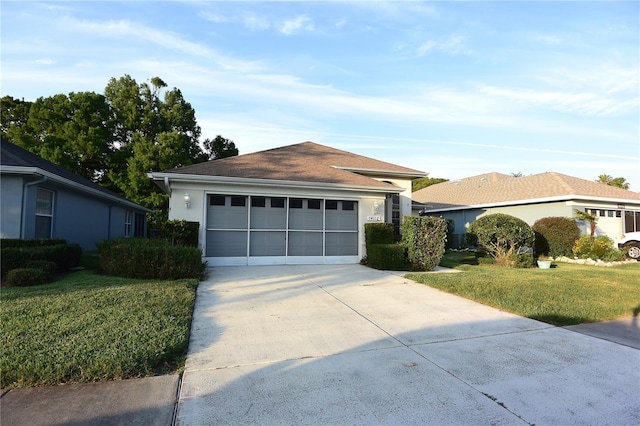 14112 Whitecap Ave, Hudson, FL 34667 - single story home with driveway, a front yard, and stucco siding
