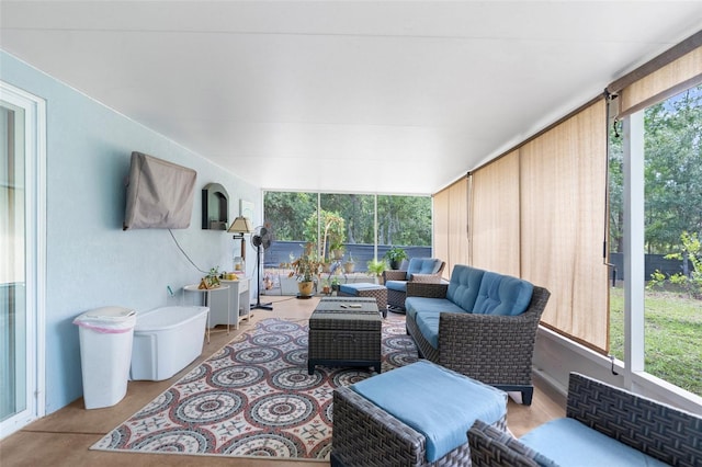 13444 English Parrot Rd, Brooksville, FL 34614 - sunroom / solarium featuring outdoor lounge area