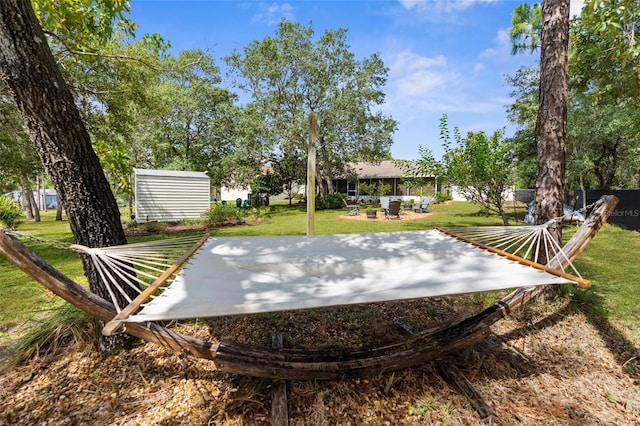 13444 English Parrot Rd, Brooksville, FL 34614 - view of yard featuring a patio