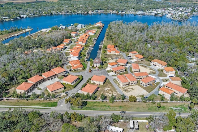 10234 W Middlburg Loop Unit 152, Homosassa, FL 34448 - aerial perspective of suburban area featuring a large body of water