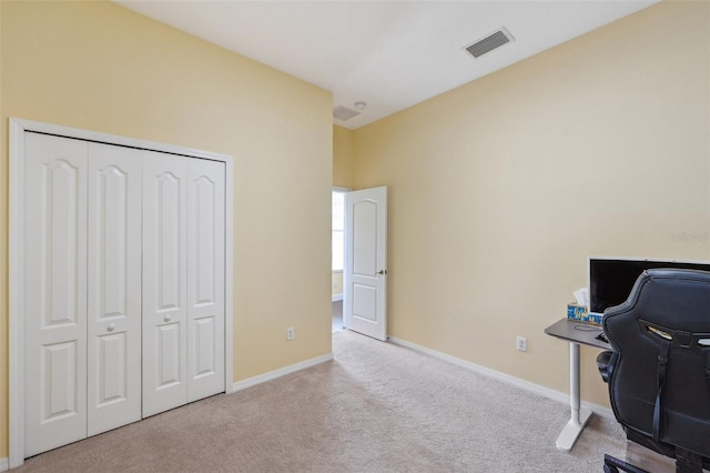 11726 Belle Haven Dr, New Port Richey, FL 34654 - home office featuring carpet flooring and baseboards