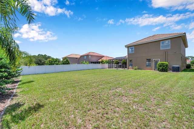 11726 Belle Haven Dr, New Port Richey, FL 34654 - view of yard with central AC