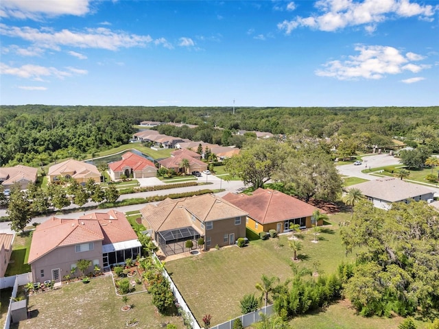 11726 Belle Haven Dr, New Port Richey, FL 34654 - aerial view of residential area featuring a forest