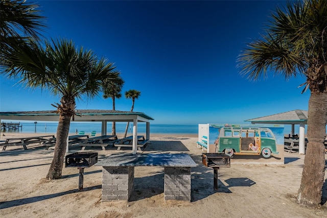 5032 Sand Castle Dr, New Port Richey, FL 34652 - surrounding community featuring view of water and beach