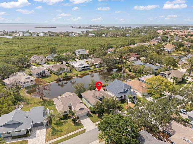 1010 Teal Pointe, Tarpon Springs, FL 34689 - aerial view of residential area with a nearby body of water