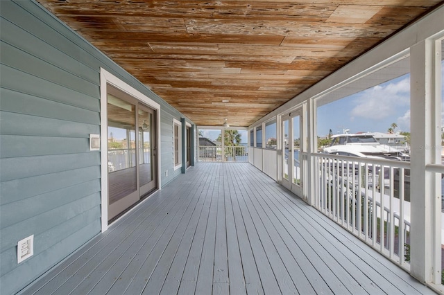 3150 Trident Ter, New Port Richey, FL 34652 - view of wooden deck