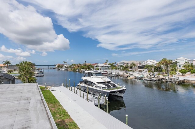 3150 Trident Ter, New Port Richey, FL 34652 - dock area with a water view