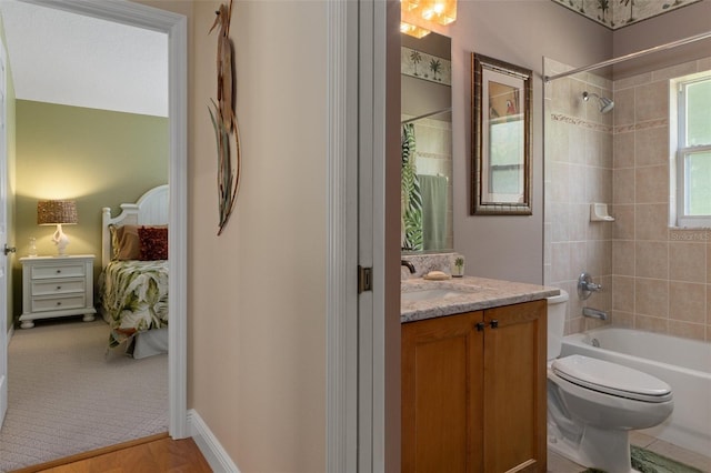 690 E Jenkins Ct, Hernando, FL 34442 - bathroom with vanity,  shower combination, and ensuite bathroom